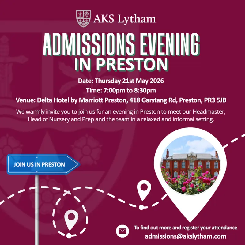 Admissions Evening in Preston 